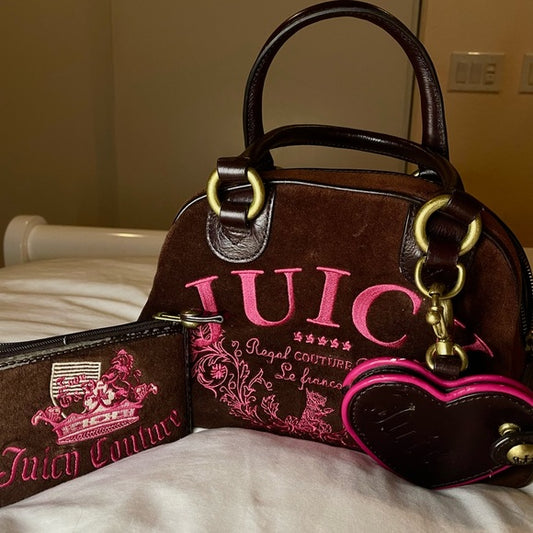 RARE Vintage 2000ms Juicy Couture Bowler Bag